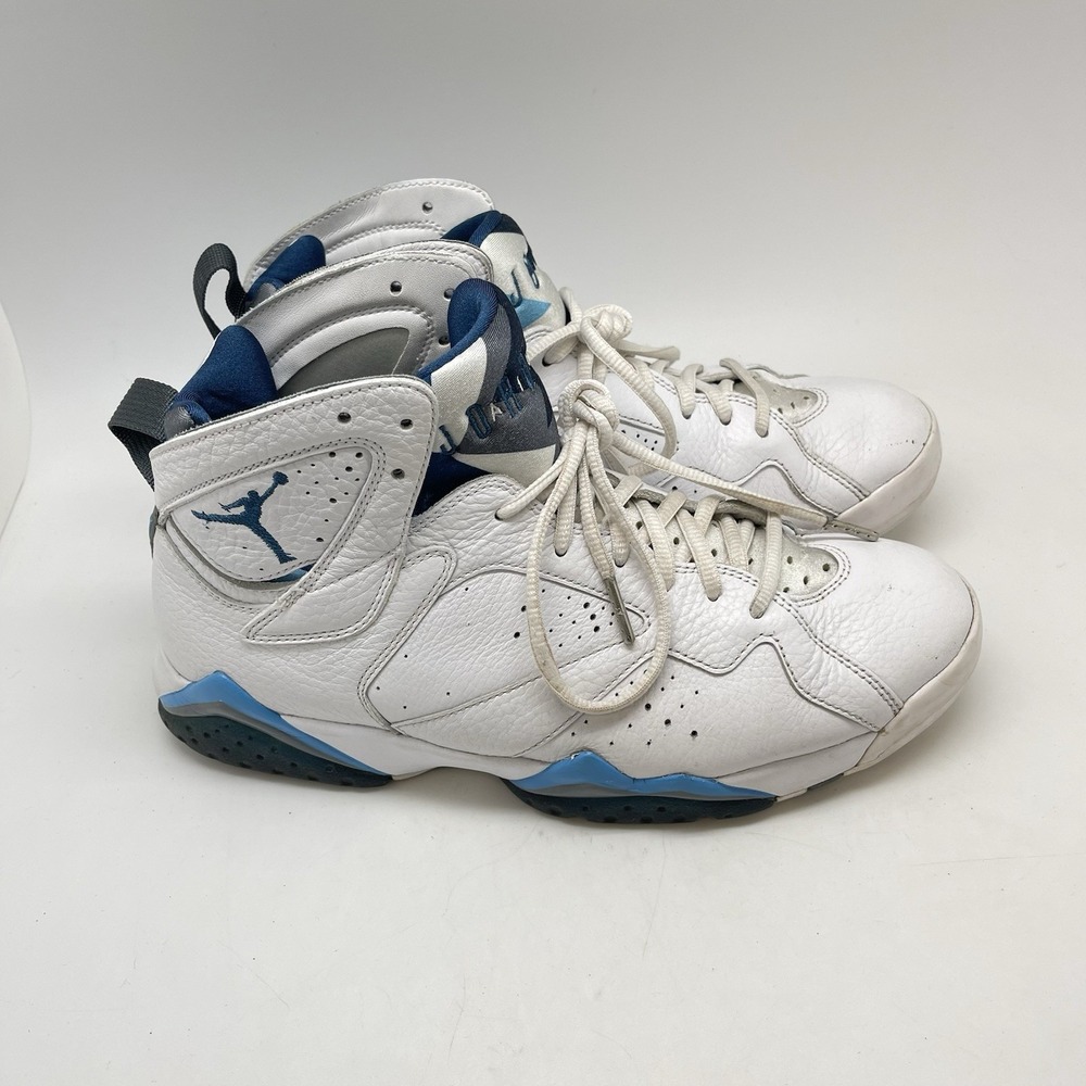 Nike Air Jordan Sneakers Mens 9.5 Retro 7 304775-107 French Blue OG Casual Shoes